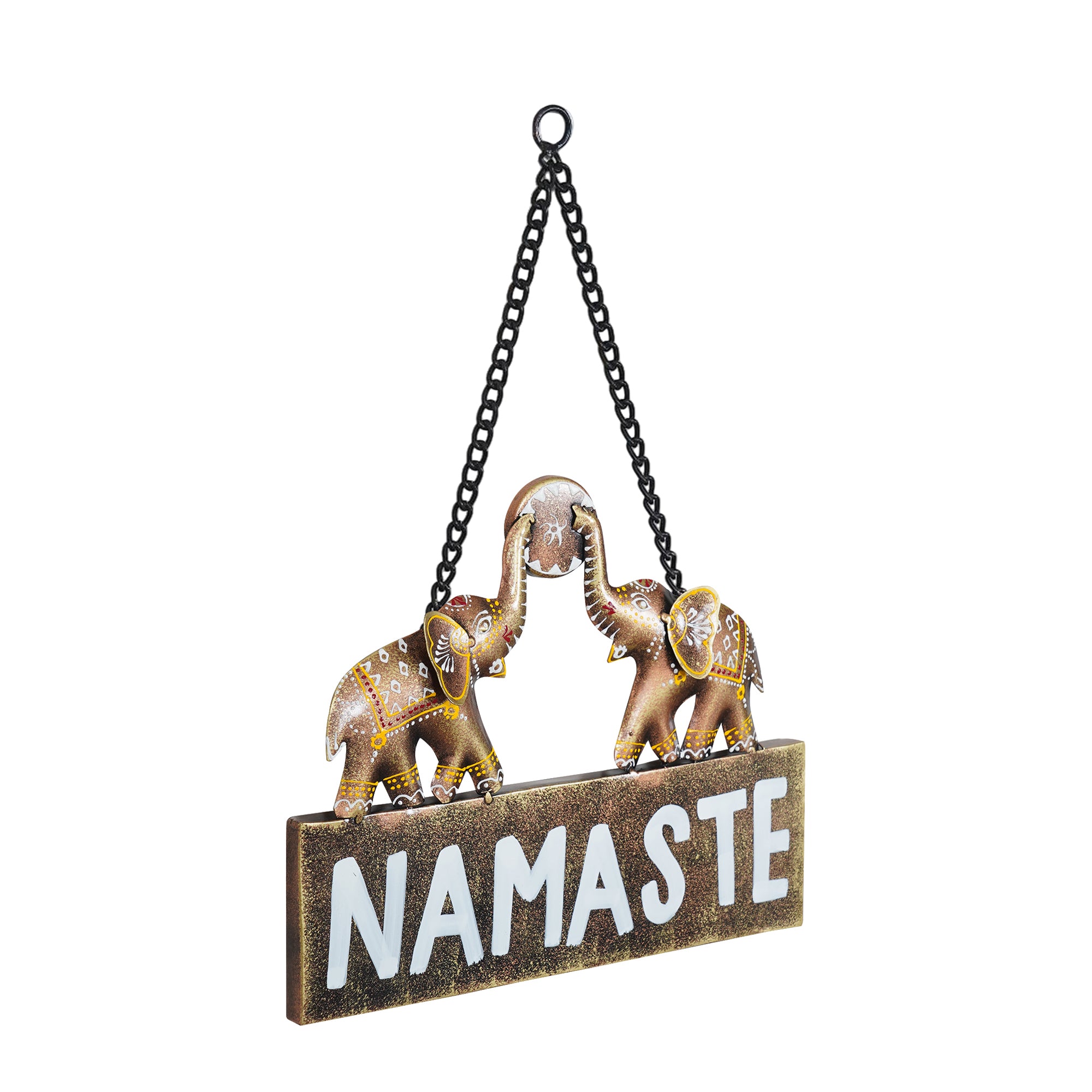 Namaste Wall Hanging – Handmade Metal Wall Hanging