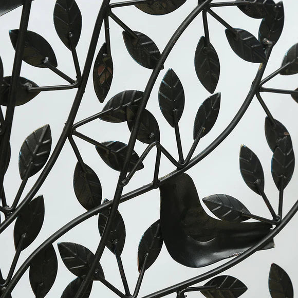 Blue Bird Tree Metal Wall Decor