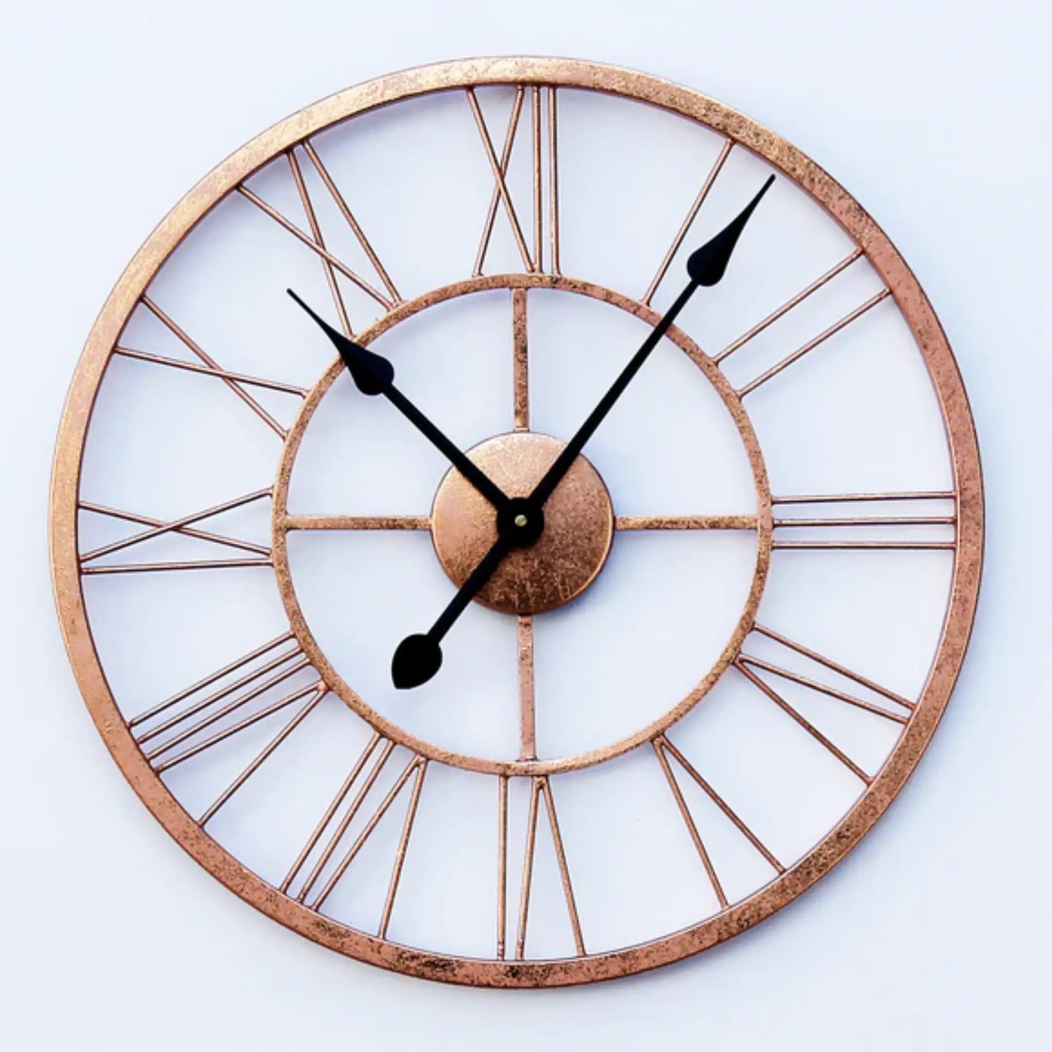 Roman Style Metal Wall Clock