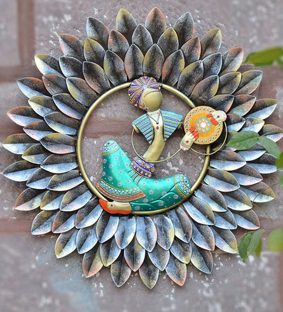 Dholak Metal Wall Art Decor
