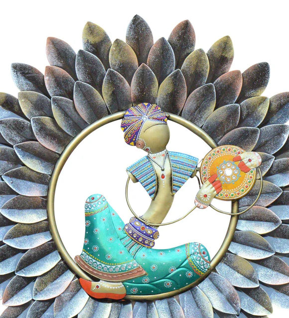 Dholak Metal Wall Art Decor