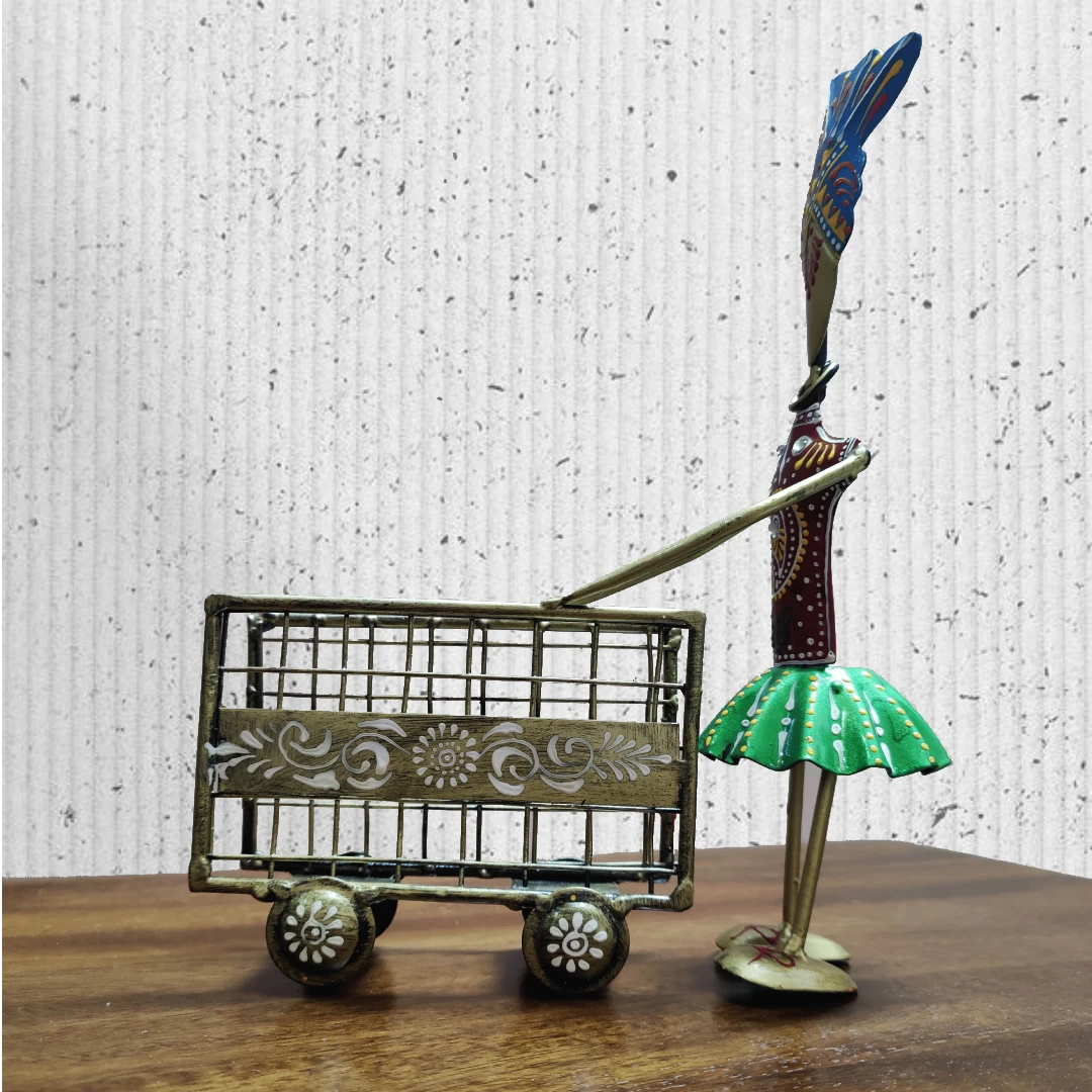 Rajasthani Style Metal Tissue Paper Holder