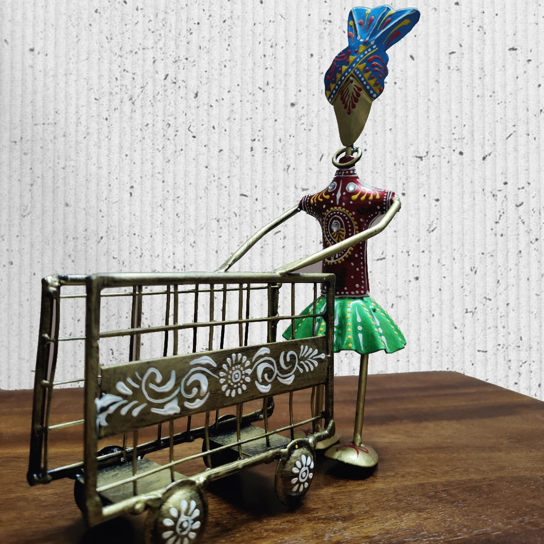 Rajasthani Style Metal Tissue Paper Holder